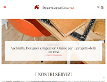 Tablet Screenshot of progettazionecasa.com